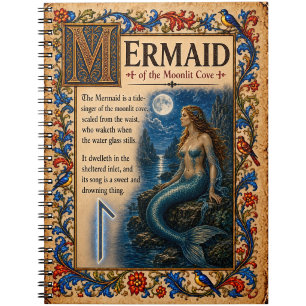 Carnet Sirène, Art de Bestiaire Médiéval