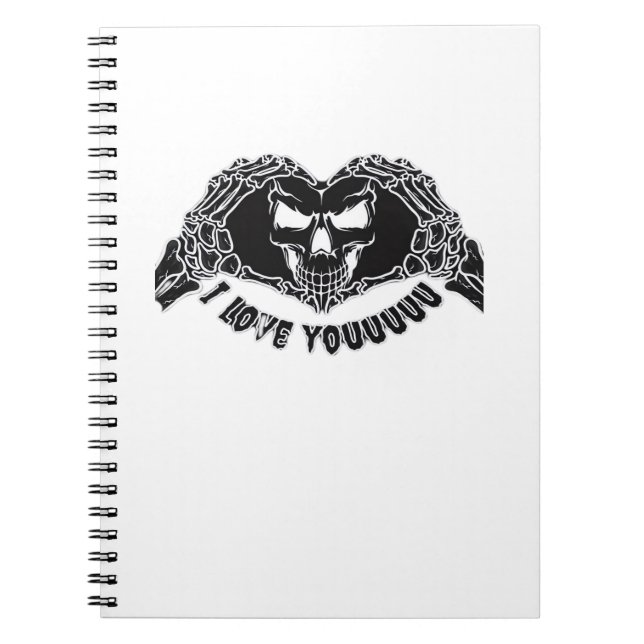 Carnet Skeleton Hands Skull, Halloween Design Pour Backgr (Devant)
