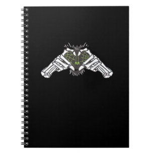 Carnet Skeleton Spider Heart
