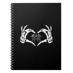 Carnet Skeletons Token Heart Hands
