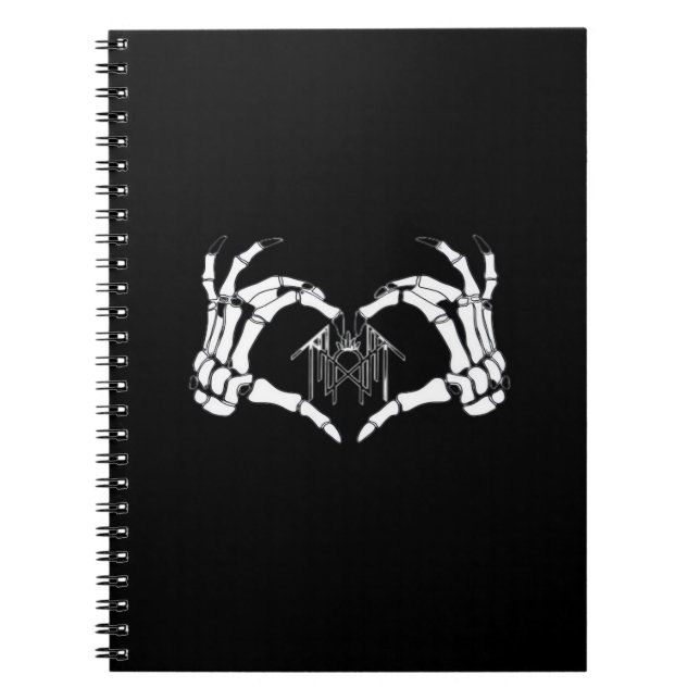 Carnet Skeletons Token Heart Hands (Devant)