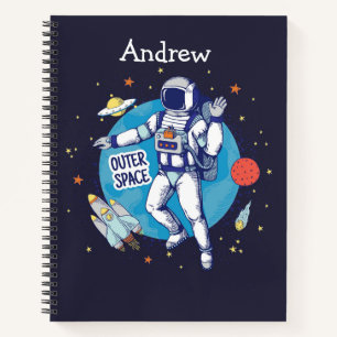 Carnet Sketch pour enfants de l'espace extra-atmosphériq