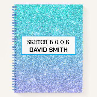 Carnet Sketchbook de Parties scintillant moderne p