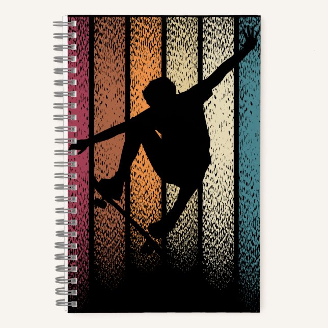 Carnet Ski vintage Retro (Recto)
