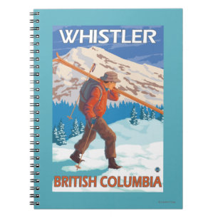 Carnet Skis de transport de neige de skieur - Whistler,