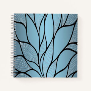 Carnet Sky Blue Hues Creative Leave Motif