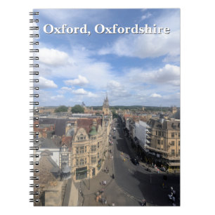 Carnet Skyline historique d'Oxford à Oxfordshire, Royaume