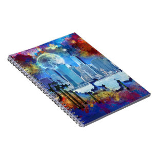 Carnet SlipperyJoe's gratte-ciel NYC bâtiments artwork gr