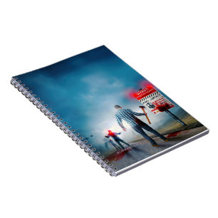 Carnet SlipperyJoe's heureux Halloween yeux brillants zom