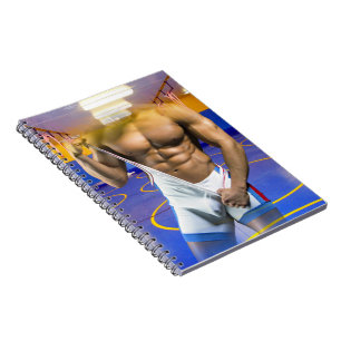 Carnet SlipperyJoe's homme musclé renflement six-pack sal