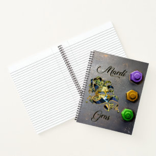 Carnet SlipperyJoe's Mardi Gras célébration ve décorative