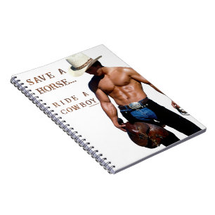 Carnet SlipperyJoe's Save a horse Ride A Cowboy casquette