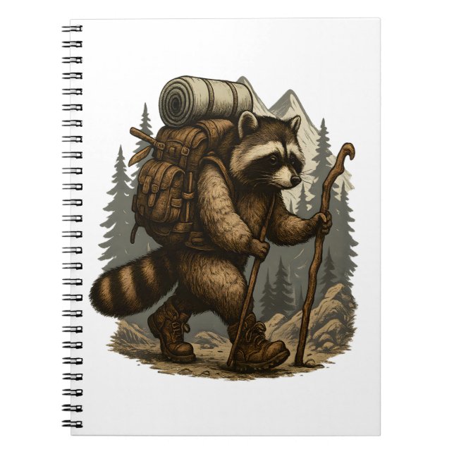 Carnet Sloth Camping Randonnée (Devant)