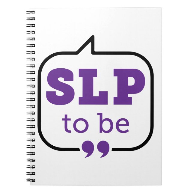 Carnet SLP sera un futur discours Pathologue (Devant)