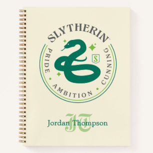 Carnet SLYTHERIN™ Insigne de fierté de la Maison du serpe