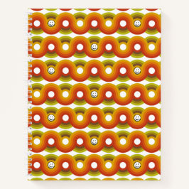 Carnet Smiley Vintage Retro Pattern No. 02