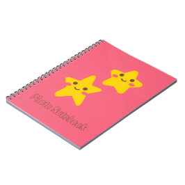 Carnet Smiling Stars Spiral Photo Notebook