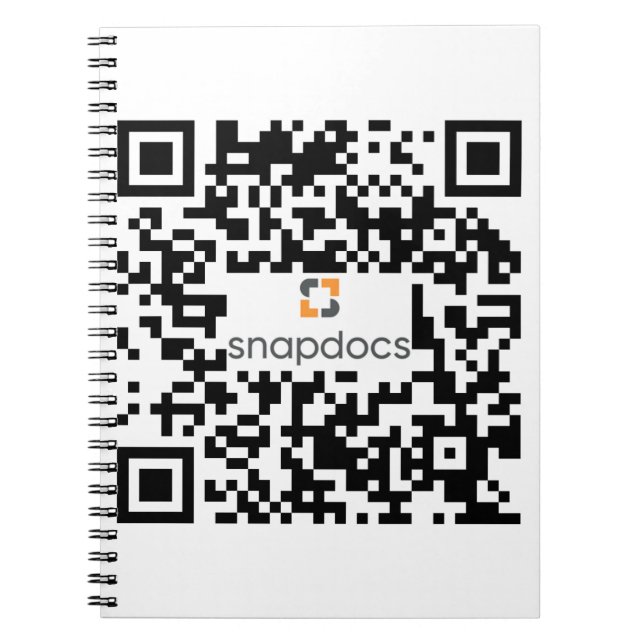 Carnet snapdocs qr-code (Devant)