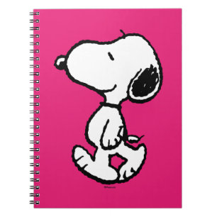 Carnet Snoopy Black & Magenta Pattern