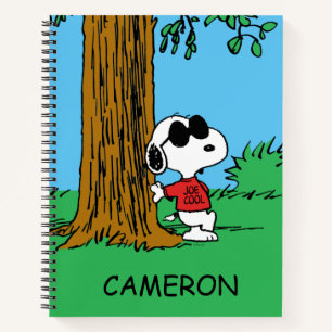 Carnet Snoopy "Joe Cool" debout