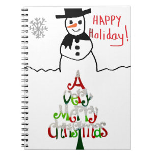 Carnet Snowman