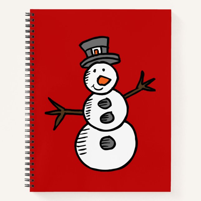 Carnet Snowman (Devant)
