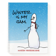 Snowman dit que l'hiver est ma confiture