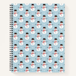 Carnet Snowman pattern