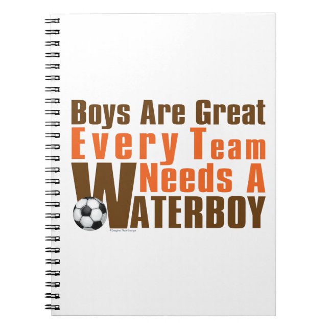 Carnet Soccer Waterboy (Devant)