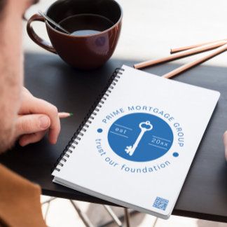 Carnet Société hypothécaire personnalisée moderne Ajouter