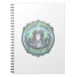 Carnet Société Magique de Graphisme de la Forêt de Licorn