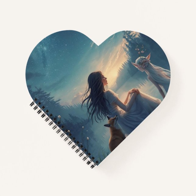 CARNET SOEURS FÉES ET LE RENARD (Devant)