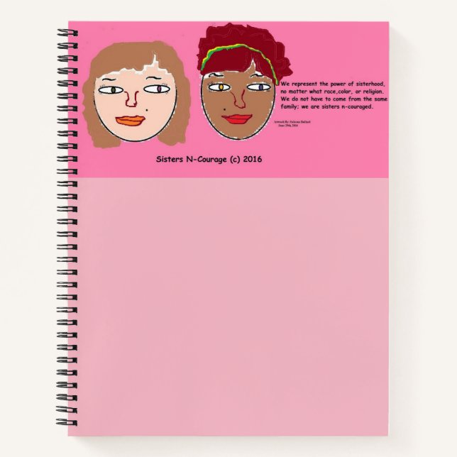 Carnet Soeurs N-Courage (c) PC portable 20162 (Devant)