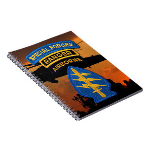 Carnet SOF SFG SOC des bérets verts SF de groupe de