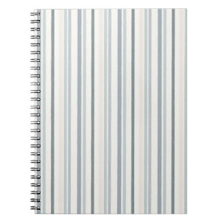 Carnet Soft Watercolour Vertical Stripe Pattern in Blue