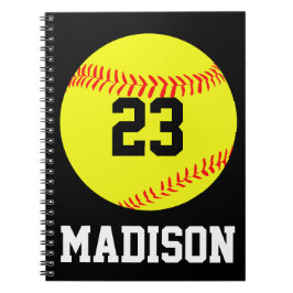 Carnet Softball personnalisé