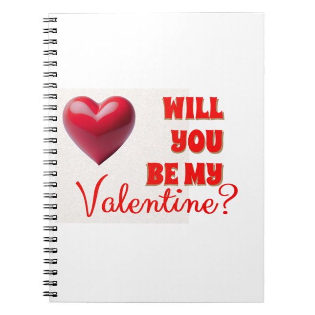 Carnet Sois ma Saint Valentin (Devant)