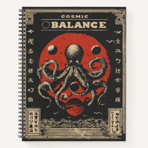 Carnet Solde de Octopus Ukiyo-e   L'art de l'harmonie cos