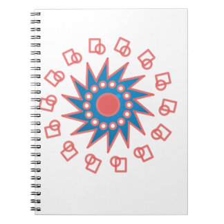 Carnet Soleil bleu