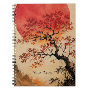 Carnet Soleil cramoisi sur l'Arbre de Vie