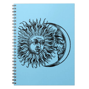 Carnet Soleil et lune médiévaux