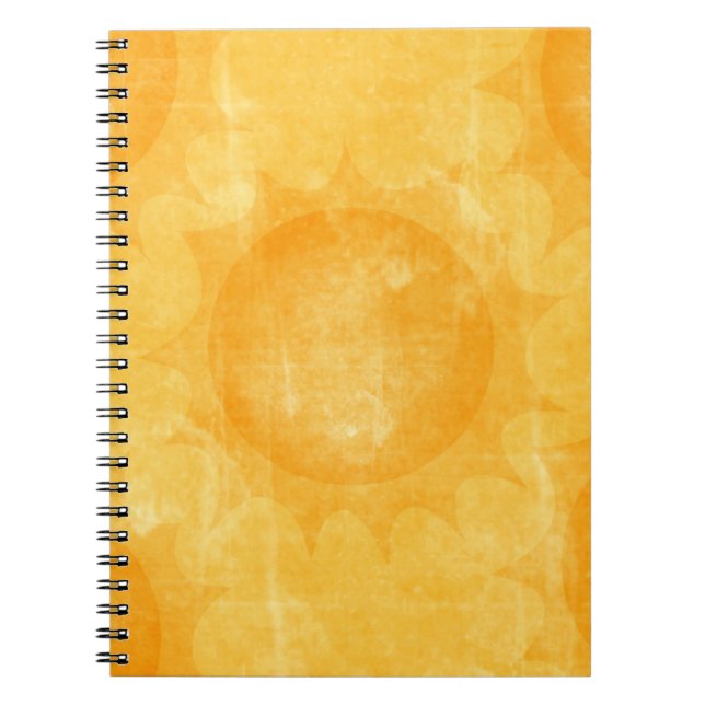Carnet Soleil jaune (Devant)
