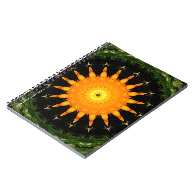 Carnet Soleil Orange (Côté gauche)