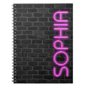 Carnet SOPHIE En Lumière Néon ROSE