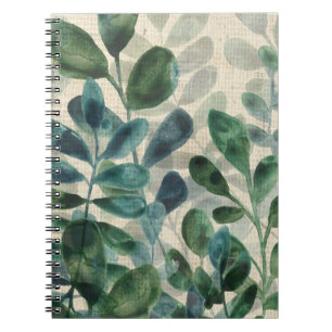 Carnet Sophistication verdoyante - Feuilles tropicaux