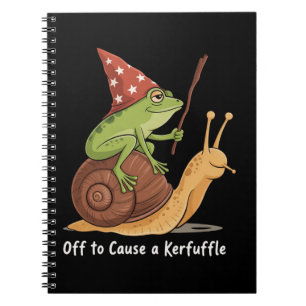 Carnet Sorcier Grenouille Fantaisiste Partir pour Causer 