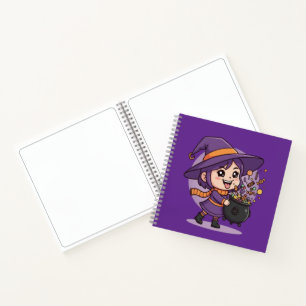Carnet Sorcier Mignon avec des Bonbons - Design Mignon d'