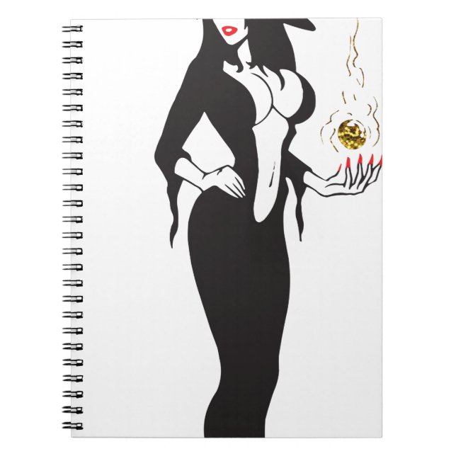 Carnet sorcière de l'ampli halloween (Devant)