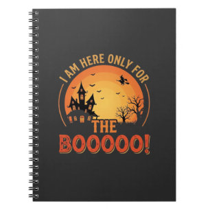 Carnet Sorcière d'Halloween Maison Hantée Boo Design_1