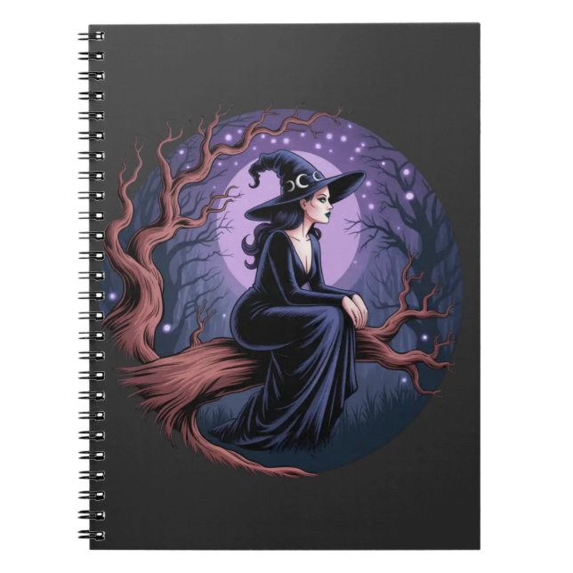 Carnet Sorcière Lune (Devant)